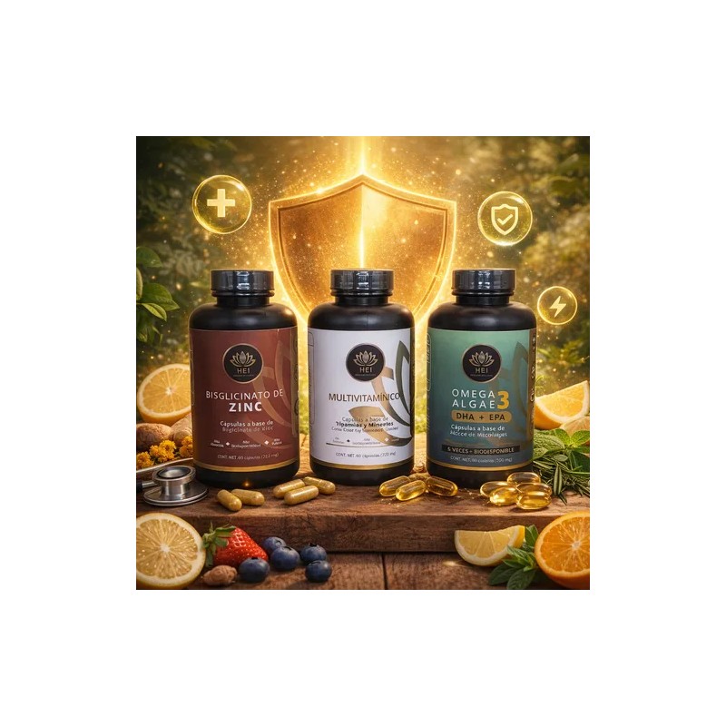 Pack Inmunidad, Energa Y Salud Metablica Hei 3 En 1