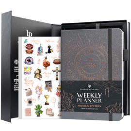Legend Weekly Planner Premium – Undated Weekly, Monthly & Budget Planner – Life Organizer for Time Management & Productivity, A5 (Mystic Grey, New Cover)