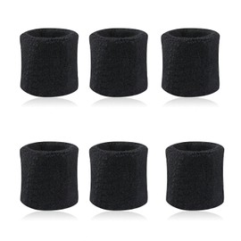 6Piezas Muequera para El Sudor Cinturón Elástico para Hombre Toallas De Yoga Toalla Deportiva Muequeras De Tenis, Basketball Muequeras para El Sudor Conjunto De Muequeras De Yoga Muequera