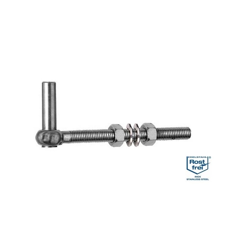 Pollmann® K Building Fittings Hook for Screwing Through, Diameter 13
