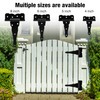 6 Pack Heavy Duty Gate Hinges 6 Inch Black Farm