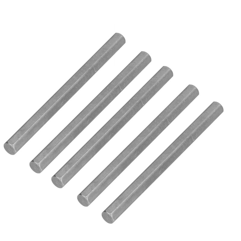 5Pcs Long Rod Nut Hex Coupling Straight Bar Stainless Steel