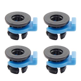 LEEINTO Clip Tube Embedded Clamp Bowden Coupling for Metal V6 Heatsink Hotend Pipe 4 mm Collet Extruder Plug 10/20/30/50 Pieces