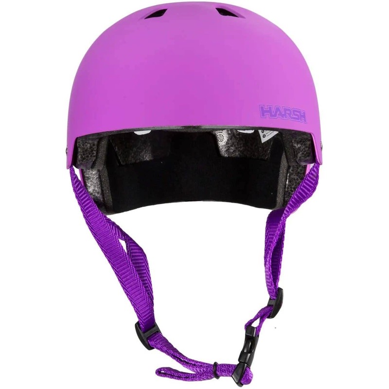Harsh ABS Scooter Skateboard Helmet - Pink (Medium/Large (55cm -