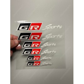 GR Toyota Caliper Sticker High Temperature Resistant Sticker Cool Rake Caliper Cover Waterproof Sticker Brake Caliper (Ginyaku)