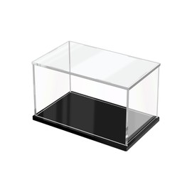 JUJOMAT Acrylic Display Case Transparent Display Case Acrylic for Action Figures Toy Collectibles 25 x 15 x 15 cm