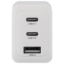 Voltcraft UC-2C1A65W01 USB Charger 65 W Socket, Indoor Output Current (Max) 3.25 A USB-C®, USB-A Number of Outputs