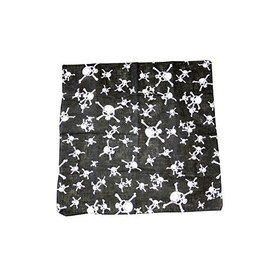 Zac's Alter Ego Mini Skull & Crossbones Bandana/Neckerchief/Wrist Wrap/Durag/Face Mask