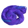 KNITSILK Premium Recycled Sari Silk Yarn - Blue shade -