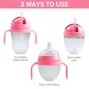 3-in-1 Straw Sippy Cup Conversion Kit for Comotomo Baby Bottle,