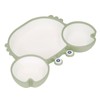 Crab Suction Plate with Suction Cup Base Silicone Divided Plate