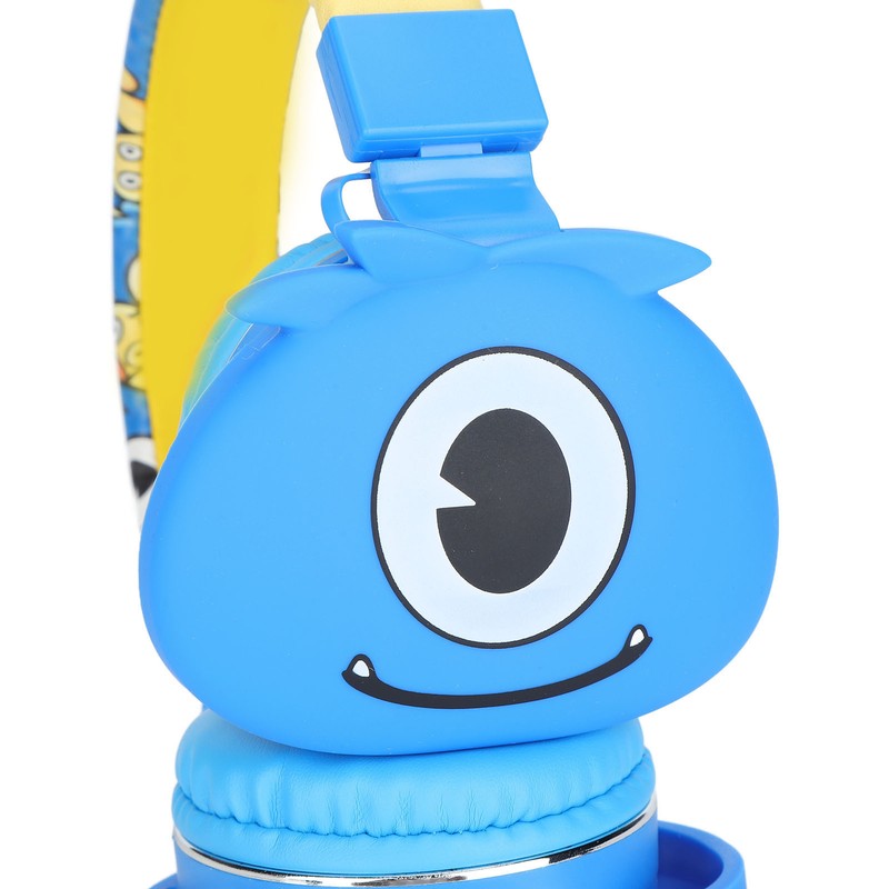 YLFASHION Kids Bluetooth Headphone Cartoon Foldable Adjustable Wireless Headset with