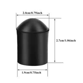 Double Bass Endpin Protectors, Double Bass Tip Cap 2pcs Rubber Tip for Double Bass Endpin Rubber Tip Protector Musical Instrument Accessory, Playing Accessories,Stands, stools, covers