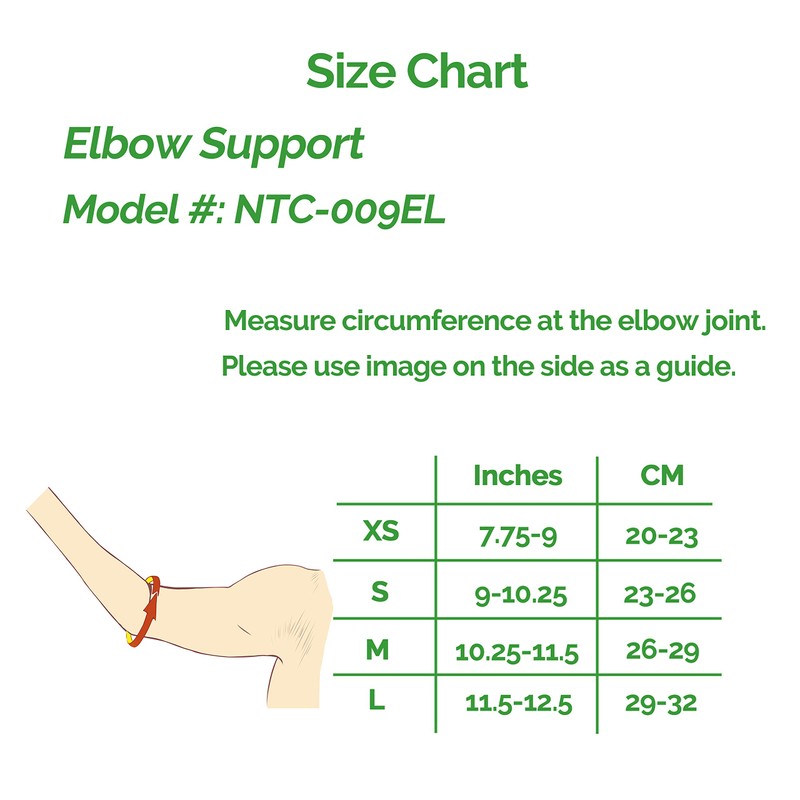 NeoTech Care Elbow Support Brace, Gray (Size S, 1 Unit)