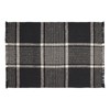 VHC Brands Farmhouse 13"x19" Placemat Set of 2 Black Eston