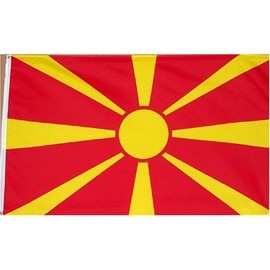 Macedonia Flag Polyester 3 ft. x 5 ft.
