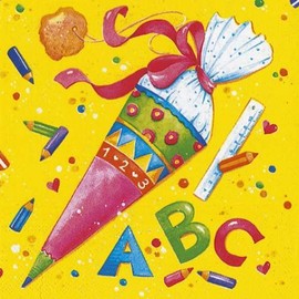 Lunch Napkins with Sugar Bag Design