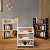 Casual Home Casual Home Montego 3-Shelf Folding Bookcase, Black