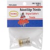 Colonial Needle SST-5 Raised Edge Thimble, Size 5