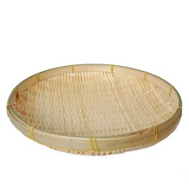 100% Natural Handmade Woven Bamboo Basket Tray U Shape Holder Bulk Food Flat Shallow Basket Size 5inch 6inch 10inch 15inch Bulk for Customizing (13cm/5")