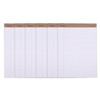 Mintra Office Recycled Writing Pads 6pk (White, Narrow Ruled (8.5in