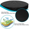 Round Pool Cover,Swimming Pool Leaf Dust Cover with Drawstring |