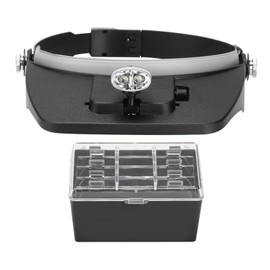 LED Bee Eyes Moving Light Head-Mounted Magnification Mirror Lens Magnifying Glass Beekeeping Equipment