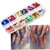 IWOWHERO DIY Nail Art Sequins for Manicure Decorative Stickers for