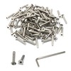 iexcell 100 Pcs #10-24 x 1 Stainless Steel 304 Hex