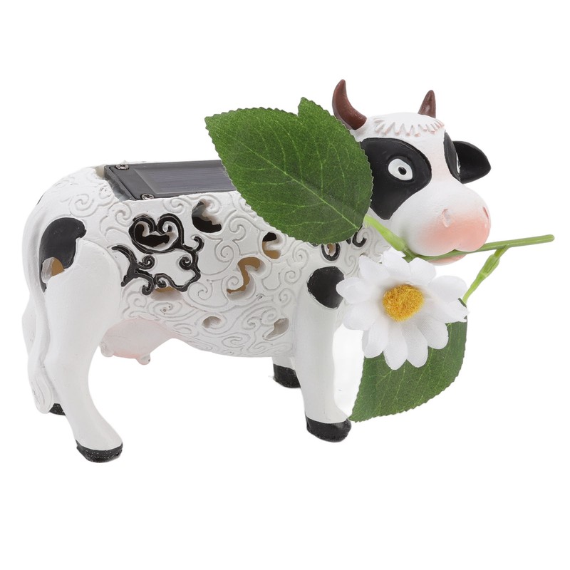 Daisy Cow Solar Light Animal Shaped Color Changing LED Garden