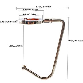 TopHomer 1PCS Christmas Stocking Holders Metal Hooks Hanger Grip Clips for Christmas Table Fireplace Hanging Decoration(White+Deer)