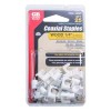 Gardner Bender 1/4 In. White Polyethylene Coaxial Staples (25-Pack)