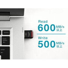 SSD-PST1.0U3BA/D [USB 3.2 (Gen1) TV Recording Compatible SSD 1TB]