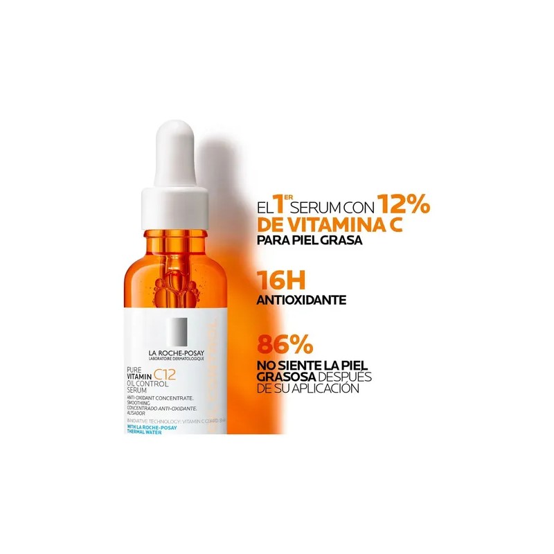 La Roche-Posay Pure Vitamin C12 Oil Control Serum 30ml