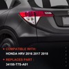 Tail Light Compatible With 2016 2017 2018 HR-V HRV Inner