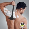 2 in 1 Back Hair Trimmer Scratcher Scrubber Adjustable Angle