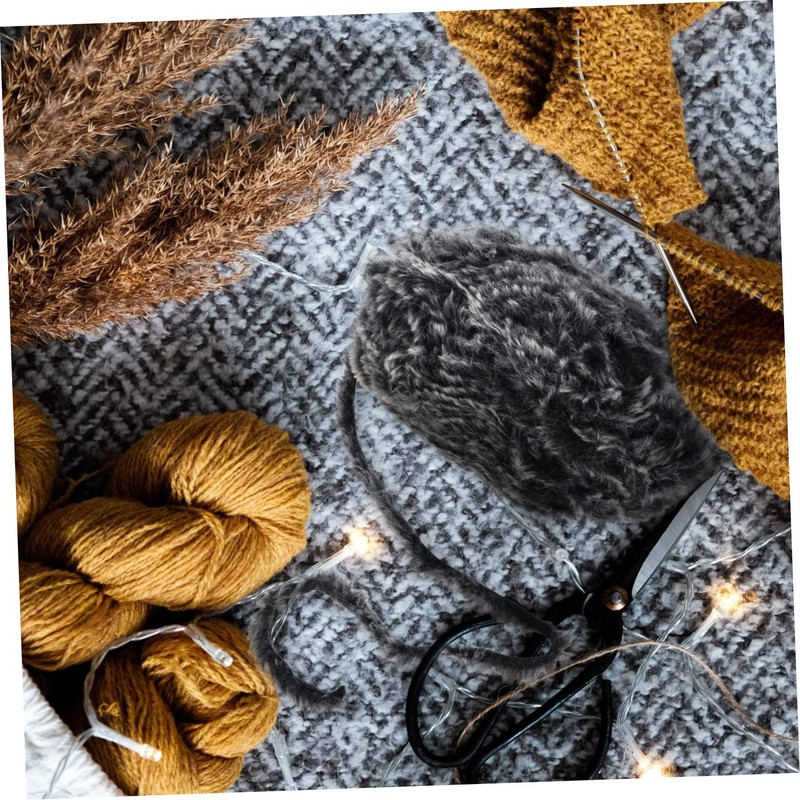 DOITOOL Chunky Faux Fur Yarn for Knitting Crocheting Soft Durable