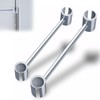 ASIEIT Door Hinge Adjustment Tool 2PCS, (0.55~0.75in & 0.9~0.98in) Multi-Size