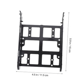 IWOWHERO 3PCS Hard Drive Mounting Bracket Durable SSD Tray for Hard Disks Easy Installation Enhanced Heat Dissipation for Desktop Computers