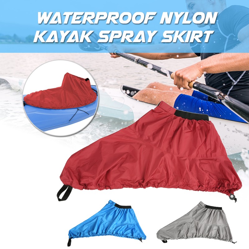 Universal Adjustable Sport Waterproof Nylon Kayak Spray Skirt Deck Sprayskirt