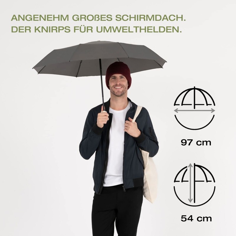 Knirps Horizon Duomatic Umbrella, black