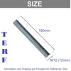 TERF® M12 (12mm) X 180mm Fully Threaded Studding Rod Bar