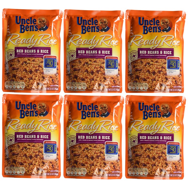 Uncle Ben's, Ready Rice, Red Beans & Rice, 8.5oz (Pack