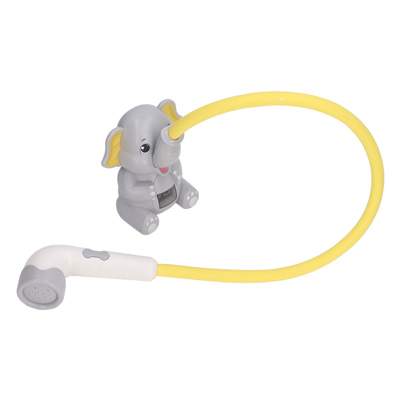 Baby Bath Shower Head with Thermometer Animal Shaped IPX7 Waterproof