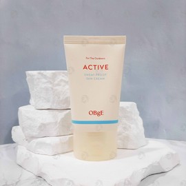 Objet Active Sweat Proof Sunscreen Running Sports Sweat-resistant, soft sunscreen / 오브제 액티브 스웨트프루프 선크림 런닝 스포츠 땀에강한 보송한 자외선차단제