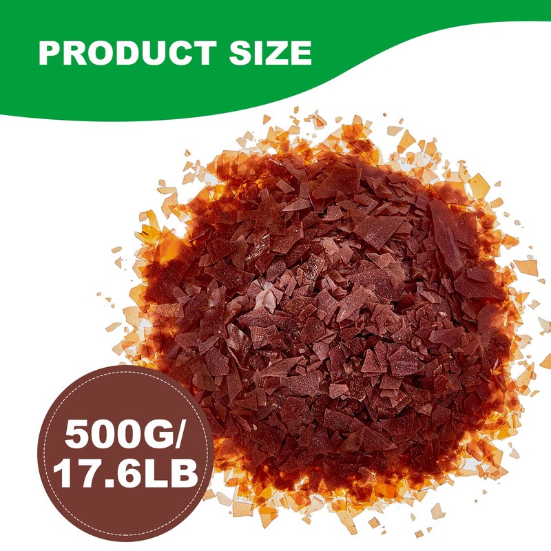 Fabbay1.1 Lb/ 17.6 oz Brown Shellac Flakes Shellac Finish for