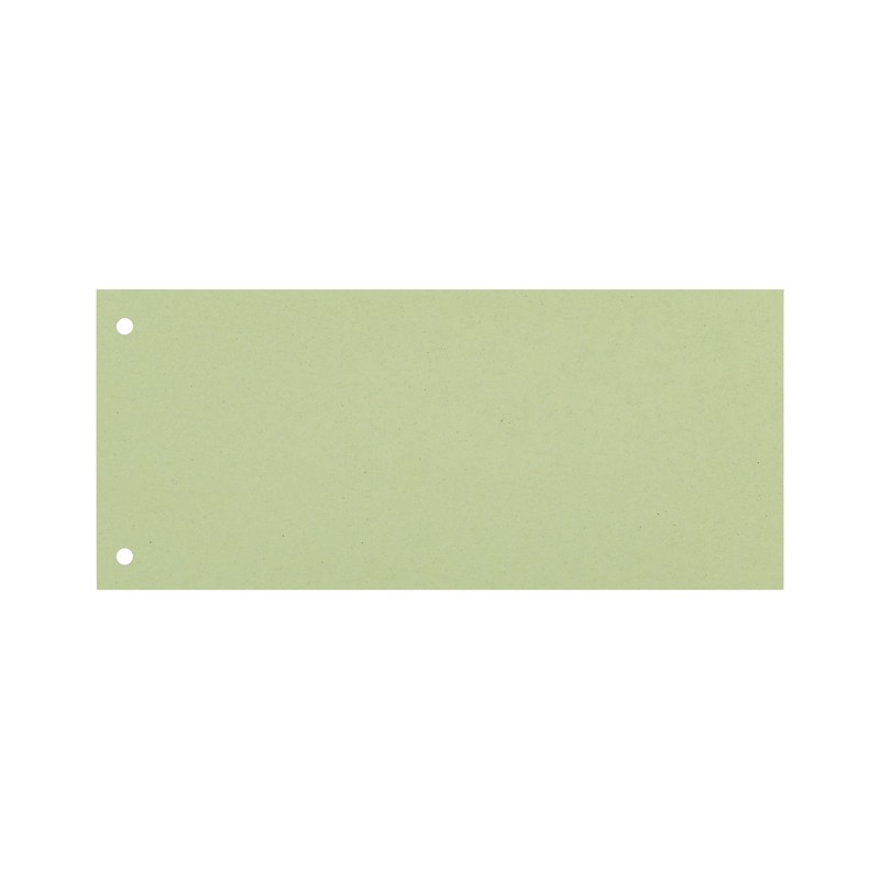 Oxford 100 x Green Paper Dividers Punched 190gsm