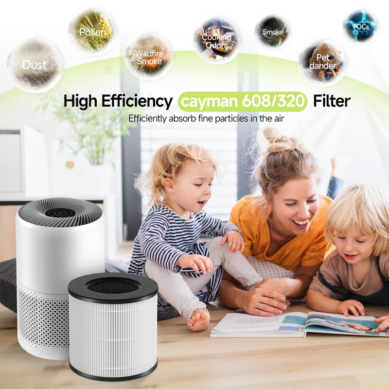 XBWW Cayman 608 320 Replacement Filter Compatible with Okaysou Cayman