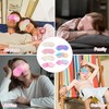 SYEYCW Set of 7 Sleeping Masks Set, Plush Children's Sleep
