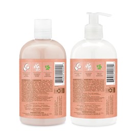 Shea Moisture Shea Moisture Coconut & Hibiscus Curl & Shine Gift Set with Shampoo & Conditioner for Thick, Curly Hair 384 ml (Pack of 2)